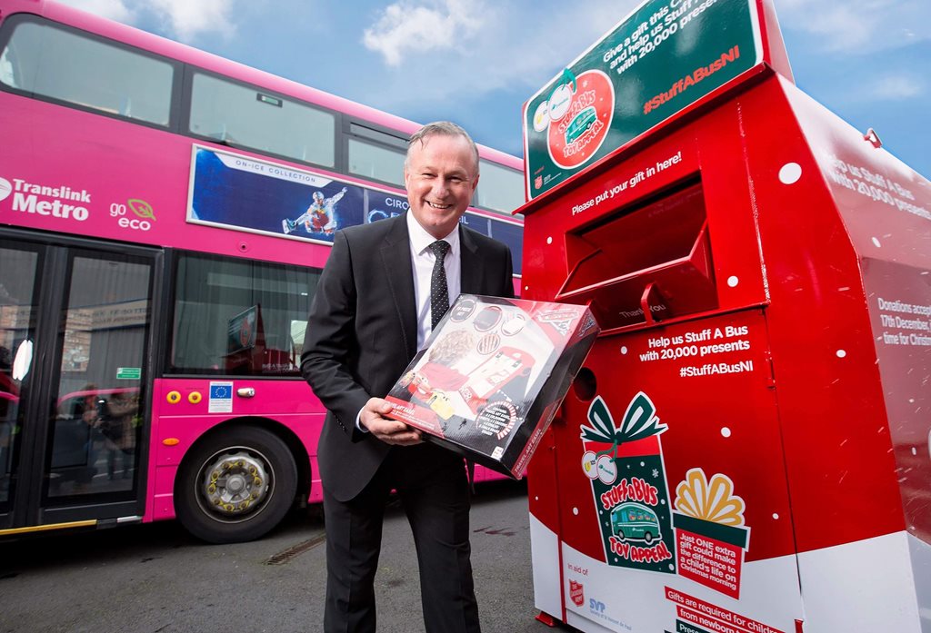 Northern Ireland Football Manager, Michael O’Neill MBE, is kicking off the Christmas Family Appeal with the goal of providing 100,000 children who live in poverty in Northern Ireland with a present to open this Christmas.